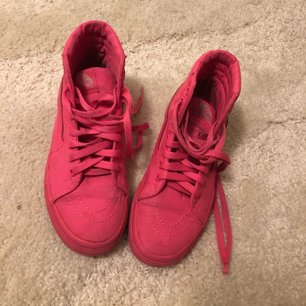 Pink vans for sell used. Will wash before selling